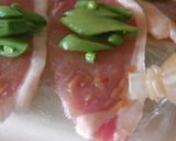 梅肉＆スナップエンドウ入り1口カツ♬作り方3写真