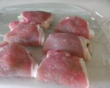 梅肉＆スナップエンドウ入り1口カツ♬作り方4写真