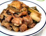 鶏肉と白ネギの甘辛煮作り方7写真