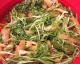 水菜と油揚げのおひたし作り方4写真