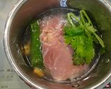 しっとりゆで鶏の白髪ねぎのせ作り方2写真