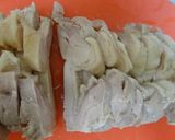 しっとりゆで鶏の白髪ねぎのせ作り方4写真