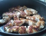 塩麹とり胸肉のごま焼き作り方3写真