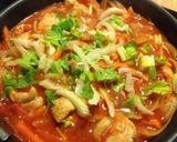 簡単♫鳥肉のトマト煮込み アラビアータ風作り方8写真