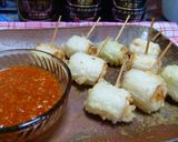 チーズ入りネギ天☆ピリ甘ネギソース作り方9写真