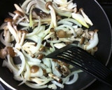 カニカマときのこの和風パスタ作り方3写真