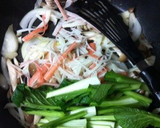 カニカマときのこの和風パスタ作り方4写真