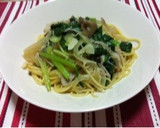 カニカマときのこの和風パスタ作り方7写真