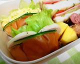 ＊朝食・お弁当に＊鶏ハムのサンドイッチ＊作り方4写真