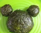 キャラ弁に爪楊枝で簡単真ん丸ミニーちゃん作り方1写真