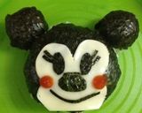 キャラ弁に爪楊枝で簡単真ん丸ミニーちゃん作り方4写真