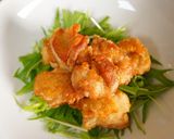 鶏肉の唐揚げ油淋鶏ソース作り方7写真