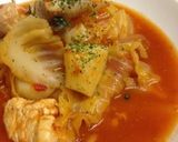ミネストローネ風鶏胸肉と野菜のスープ作り方9写真