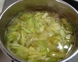豆腐とキャベツの和風スープ作り方2写真