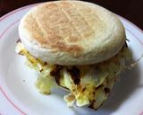 ガッツリ食べたい朝食☆ハムエッグマフィン作り方4写真