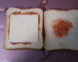 鮭フレ&アボカドホットサンド♪作り方1写真
