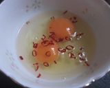 超簡単、ちょい辛だし巻き風?卵作り方1写真