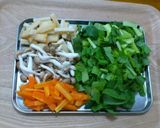 お弁当にも♬小松菜の炒め物作り方1写真