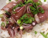 簡単！酢めしで☆ほたるいかのっけごはん作り方3写真