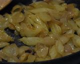 ペコロスとクリームチーズのパスタ作り方2写真