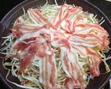 もやしとぶたの重ね蒸し作り方3写真