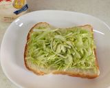朝食に★キャベツナ★海苔チーズトースト★作り方5写真