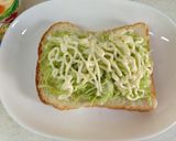 朝食に★キャベツナ★海苔チーズトースト★作り方6写真