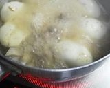 ゆで玉子と鶏肉の甘辛煮作り方5写真