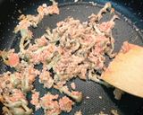 プチプチたらこと鮭のクリームパスタ作り方4写真