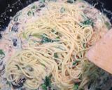 プチプチたらこと鮭のクリームパスタ作り方7写真