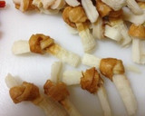 簡単☆結び竹輪とピーマンのゆかりマヨ炒め作り方2写真