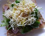 野菜×ハム　スパイシー鰹レモントースト作り方6写真