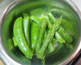 お弁当に♪スナップえんどうのマヨピー和え作り方1写真