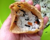 お花見弁当！ひじき入り稲荷寿司作り方4写真
