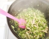 ベーコンとセロリのトマトクリームパスタ*作り方2写真