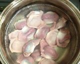 生姜風味の☆やわらか砂肝と根菜の煮物作り方1写真