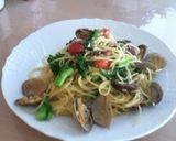 菜の花とあさりで☆春のボンゴレパスタ☆作り方5写真
