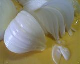 新玉ねぎと水菜の粒マスタード味サラダ！作り方1写真