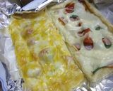 油揚げピザ　低糖質作り方4写真