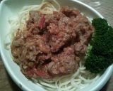 塩玉ひき肉のボロネーゼ作り方6写真