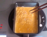 卵1個でお弁当にもいいふわふわ卵焼き♡作り方4写真