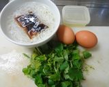 蒟蒻麺と三つ葉の出汁巻き作り方1写真