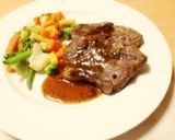 オージービーフのステーキ作り方4写真