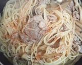 ごぼうと豚肉のピリ辛和風パスタ作り方8写真