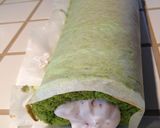 ほうれん草のロールケーキ作り方10写真