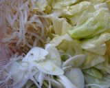 豚肉とキャベツの唐辛子味噌炒め(回锅肉)作り方3写真