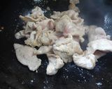 豚肉とキャベツの唐辛子味噌炒め(回锅肉)作り方5写真
