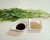 水菜とゴマの混ぜご飯作り方1写真