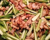 小松菜と豚肉のオイスターソース炒め作り方6写真