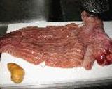 まぐろのホルモン炒め作り方1写真